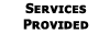 Services Provided